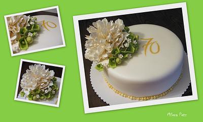 Cake with peony - Cake by MP Cakes