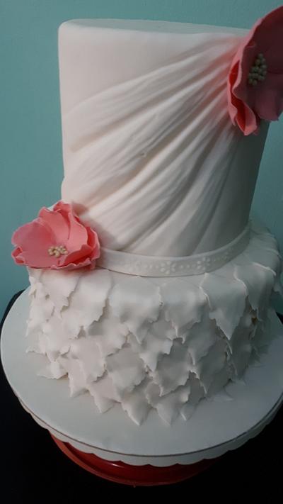 Wedding Anniversary Cake - Cake by JudeCreations