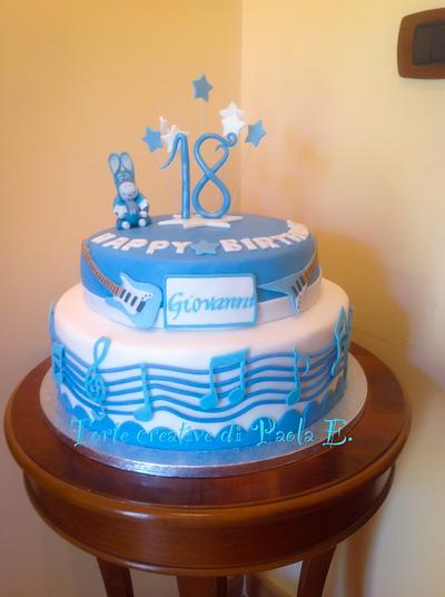 18 birthday cake for a guitarist - Cake by Paola Esposito