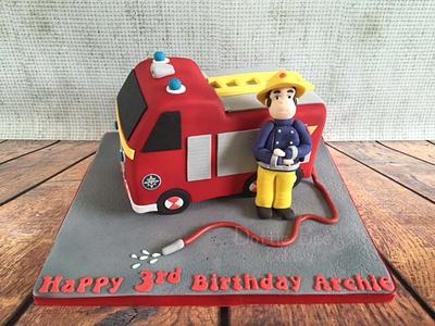 Fireman Sam - Cake by Karen Bryant