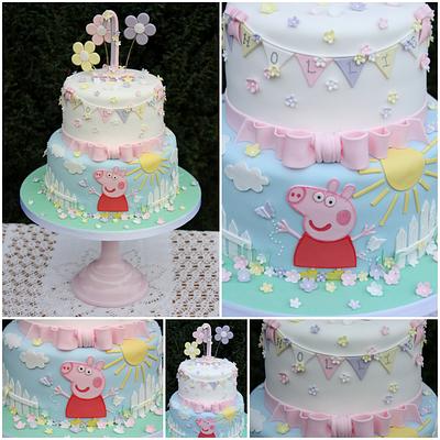 Peppa Pig Birthday cake - Cake by TiersandTiaras