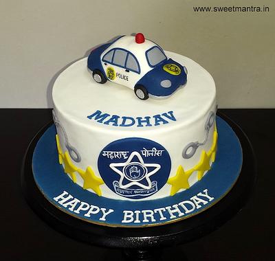 Police car cake - Cake by Sweet Mantra Homemade Customized Cakes Pune