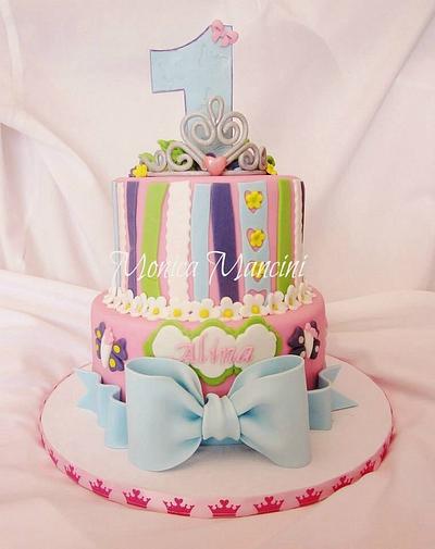 Princess 1st birthday cake  - Cake by Mojo3799