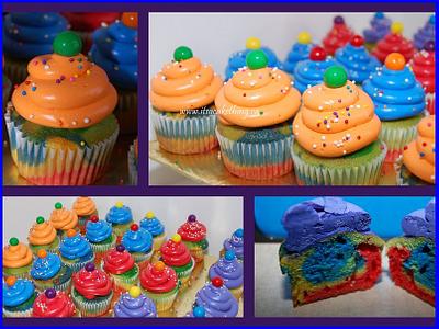 Rainbow Cupcakes  - Cake by It's a Cake Thing 