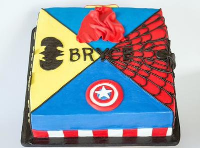Superheros all the time - Cake by Anchored in Cake