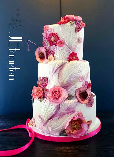 90 years birthday cake - Cake by Judith-JEtaarten