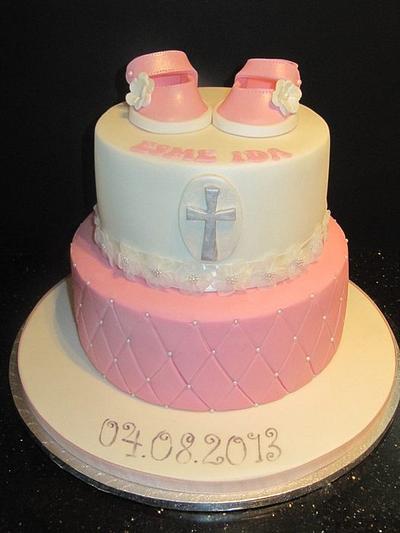 pretty pink shoes  - Cake by d and k creative cakes