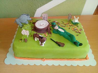 Hunter break - Cake by TORTESANJAVISEGRAD