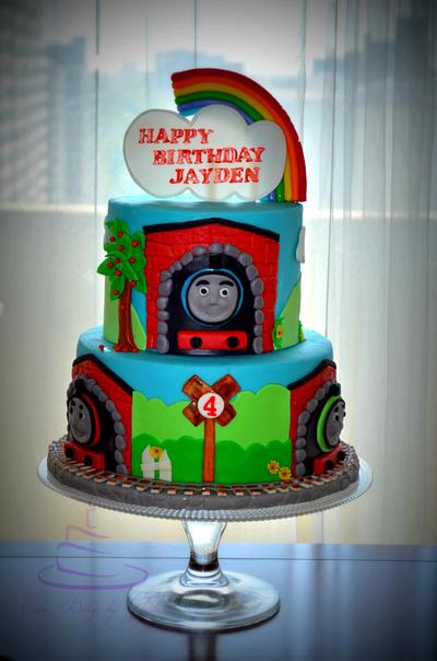 Thomas, the Train for a 4th Birthday - Cake by Cake Baby by Glenda