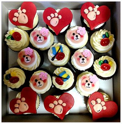 Build A Bear Cupcakes - Cake by Stacy Lint