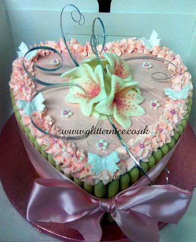 Lily Heart - Cake by Alli Dockree