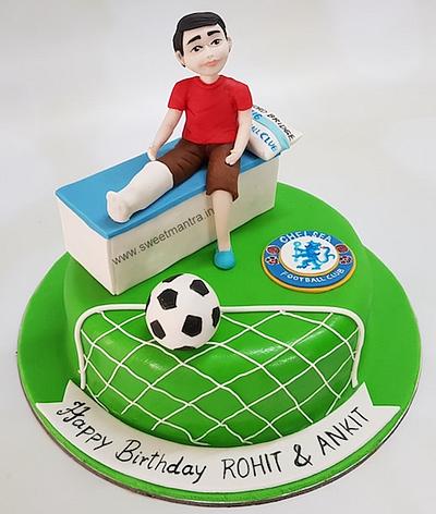 Cake for Football player - Cake by Sweet Mantra Homemade Customized Cakes Pune