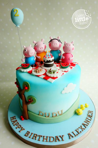 Peppa Pig birthday cake - Cake by Happy Little Baker