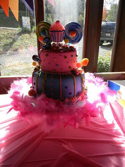 Candy shop themed cake - Cake by Melissa Cook