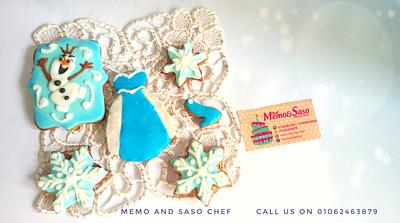 Frozen cookies ❄ - Cake by Mero Wageeh