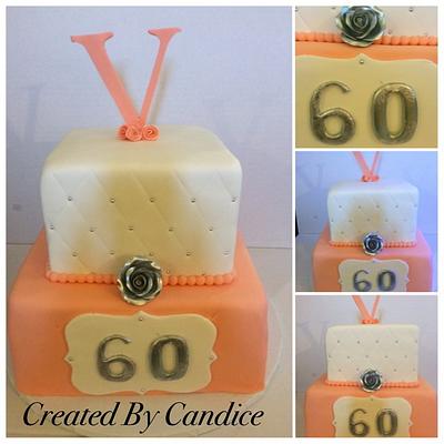 60th Birthday - Cake by CandyGirl24