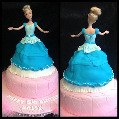 Barbie cinderella  - Cake by Kirstie's cakes