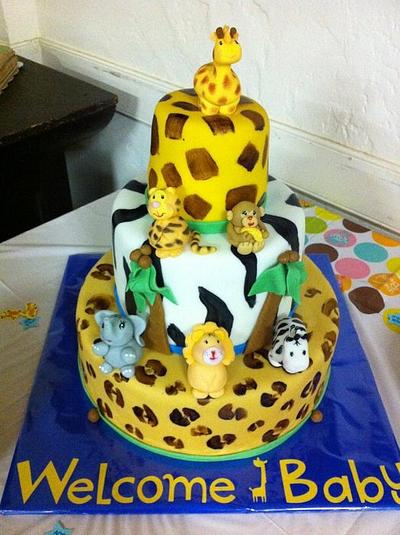 Jungle Babies- version 1 - Cake by Suanne