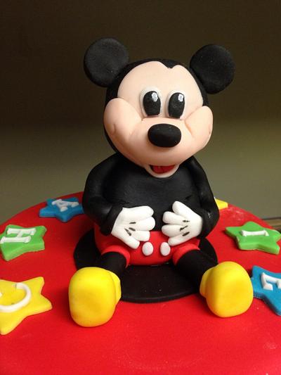 Micky mouse topper - Cake by 2wheelbaker