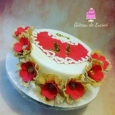 Engagement cake  - Cake by Gâteau de Luciné