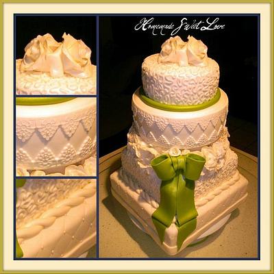 Wedding cake - Cake by  Brenda Lee Rivera 