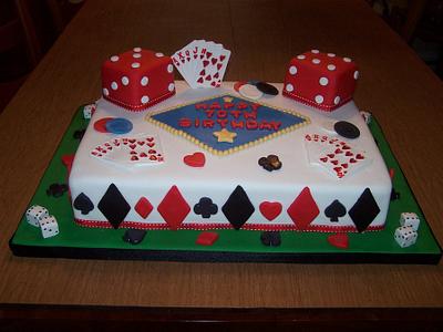 Gambling/Casino Cake - Cake by Margaret