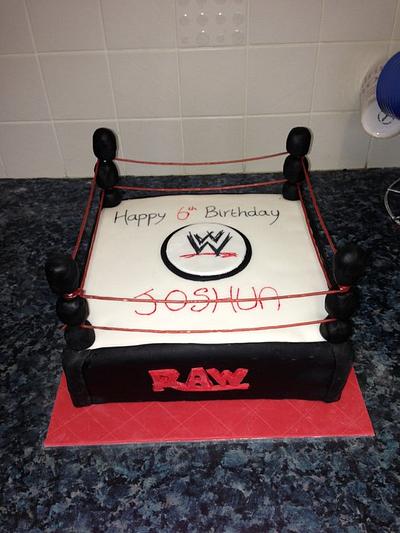 Wrestling Ring  - Cake by kim_g