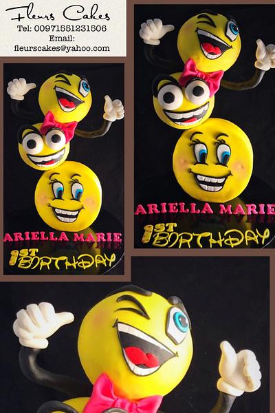 Emoticon Smileys - Cake by Bennett Flor Perez
