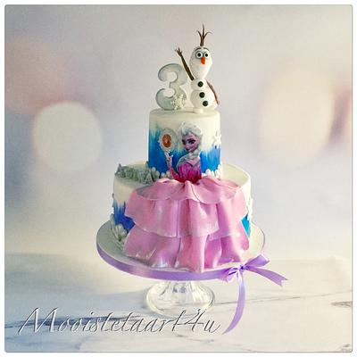 Pretty princess Elsa - Cake by Mooistetaart4u - Amanda Schreuder