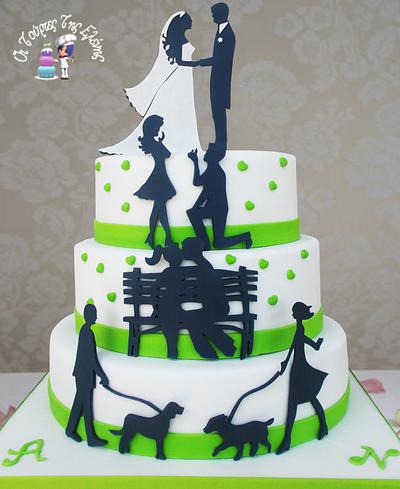 Wedding Cake - Cake by Moustoula Eleni (Alchemists of cakes)