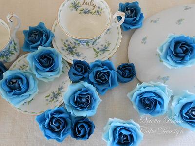 Rose blu - Cake by Orietta Basso