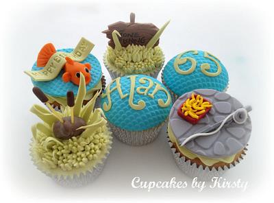 Fishing cupcakes  - Cake by Kirsty 