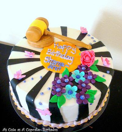 Law Inspired Birthday Cake  - Cake by Joanna