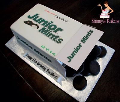 Junior Mints - Cake by Kimmy's Kakes
