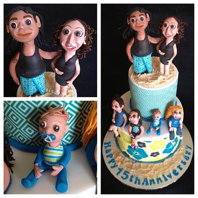 Samoan anniversary - Cake by Trickycakes