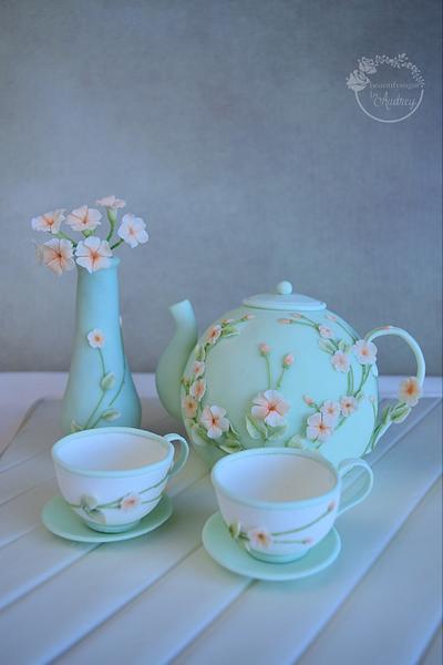 Tea set  - Cake by Audrey