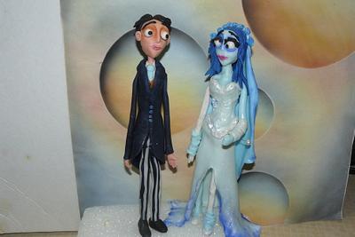 CORPES BRIDE COUPLE - Cake by gail