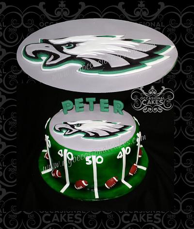 Philly Eagles Birthday Cake - Cake by Occasional Cakes