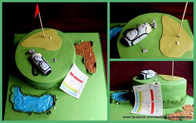 Golf - Cake by Deelicious Cakes