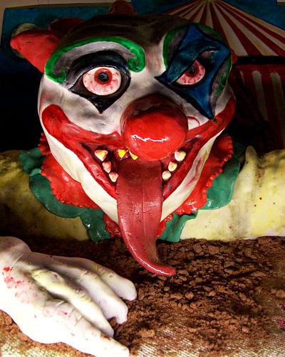 Zombie Clown - Cake by Jen McK Evans
