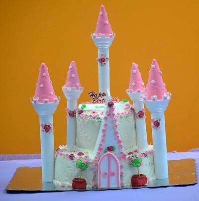 castle cake - Cake by Divya iyer