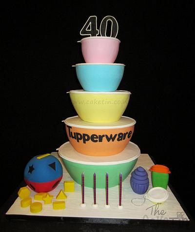 Tupperware 40th Birthday in New Zealand - Cake by The Cake Tin