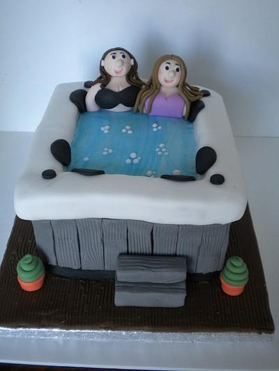 Hot Tub Cake - Cake by Paula Wright