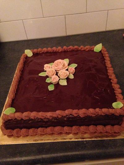 Chocolate cake for my mom - Cake by priscilla-patisserie
