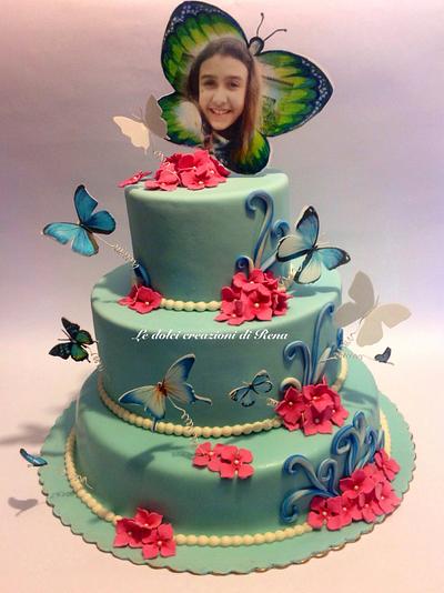 Torta di farfalle - Cake by Le dolci creazioni di Rena