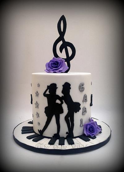 Dancing Silhouettes - Cake by Nessie - The Cake Witch