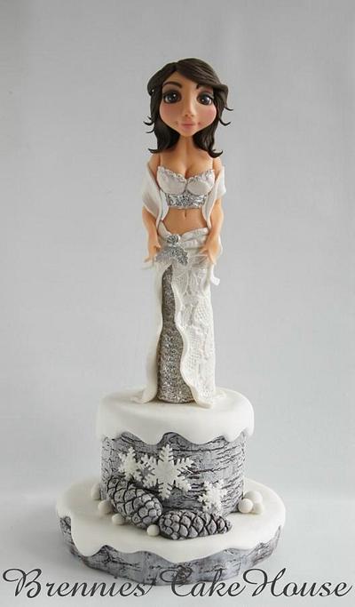 snow princess - Cake by Brenda Bakker