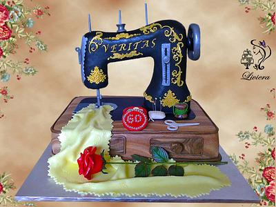 sewing machine - Cake by L