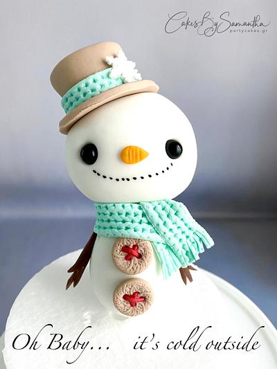 Oh baby It's Cold Outside  - Cake by Cakes By Samantha (Greece)