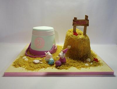 Peppa pig at the seaside - Cake by Diletta Contaldo